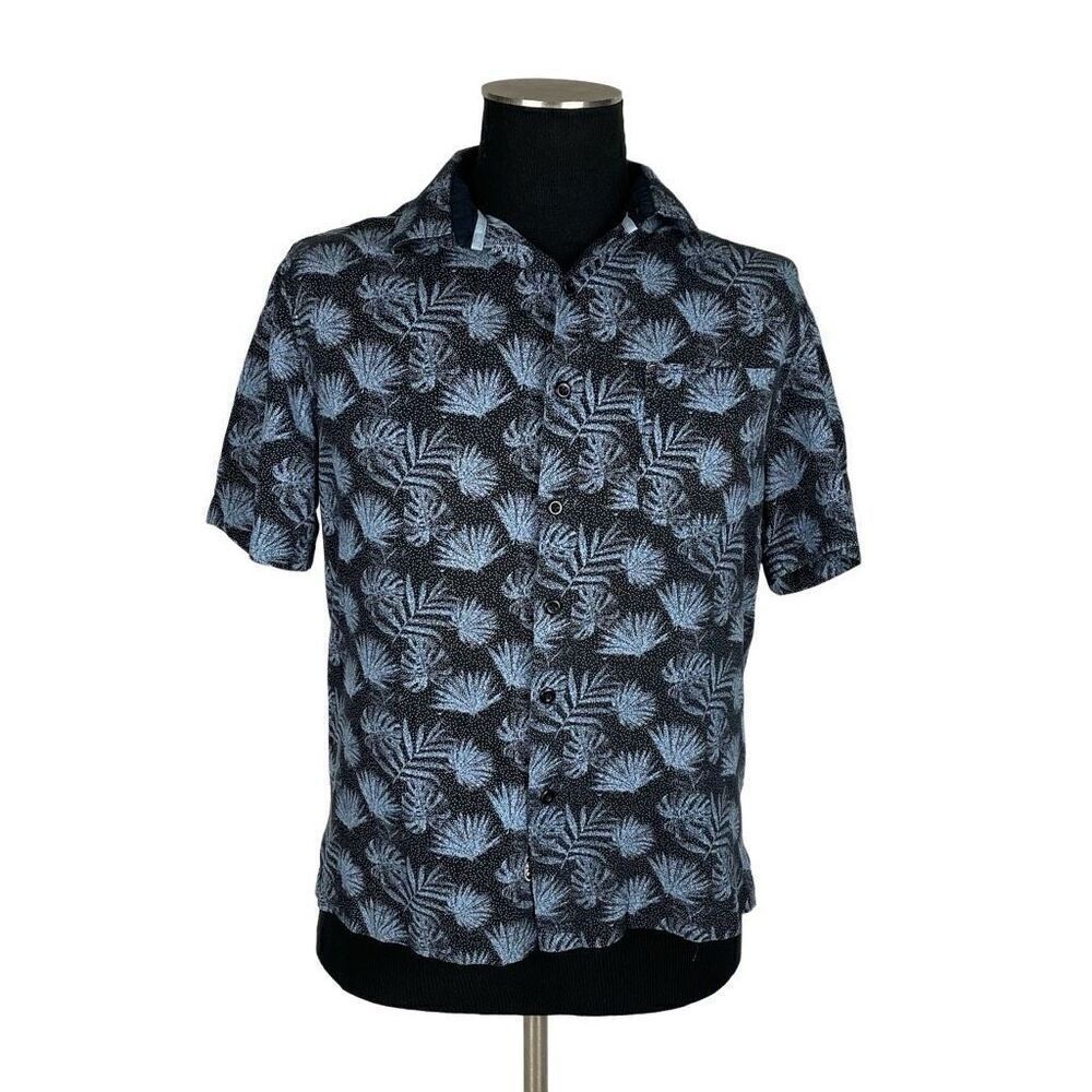 Nat Nast Silk Cotton Beach Short Sleeve Polo Shirt - Men’s M